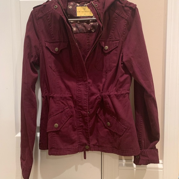 SOLD NWOT Aeropostale Maroon Jacket - Picture 8 of 8